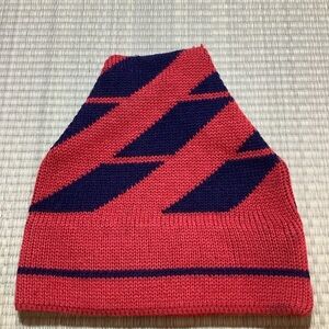 Vintage Wigwam Mills Wool Beanie Red and Black